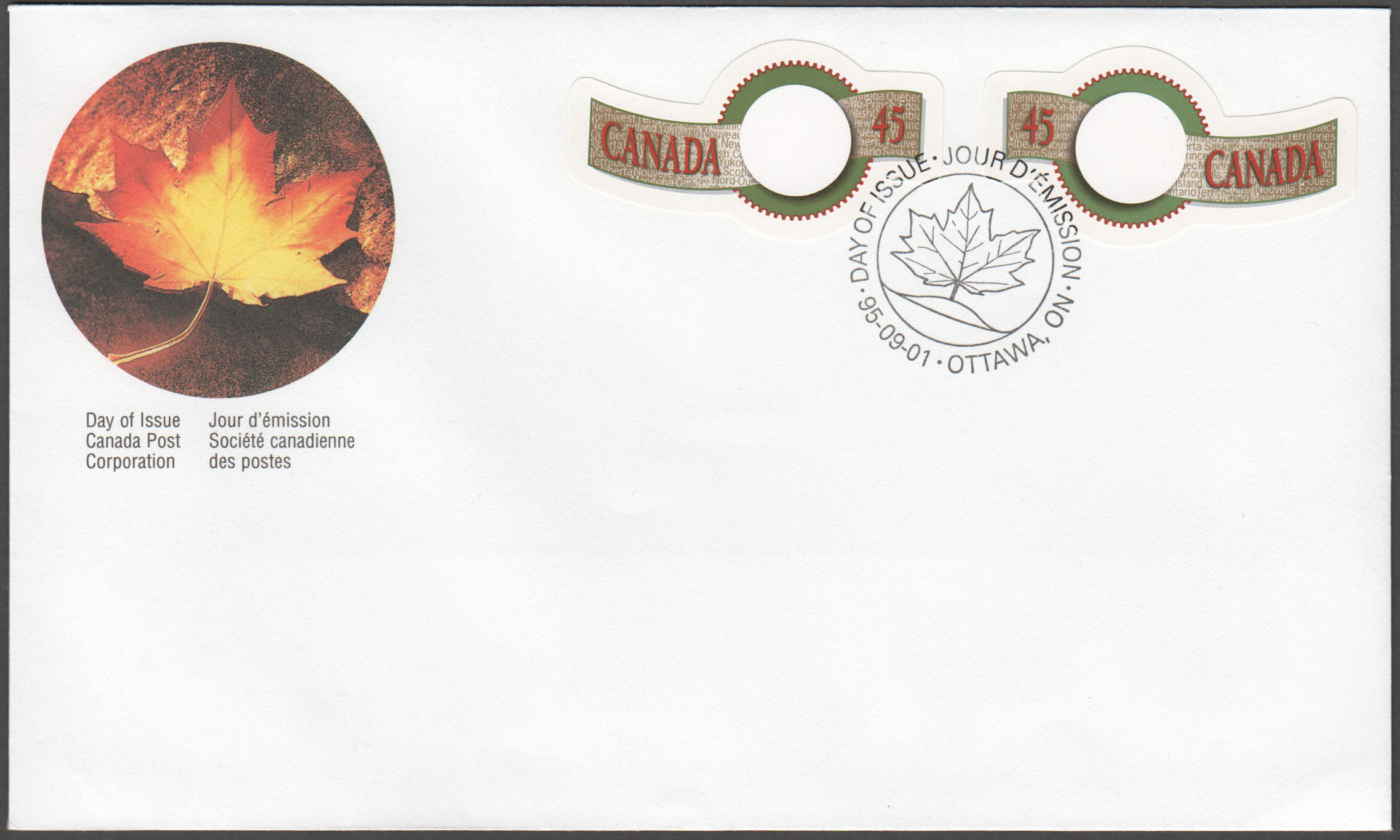 Canada Scott 1568-9 FDC - Click Image to Close